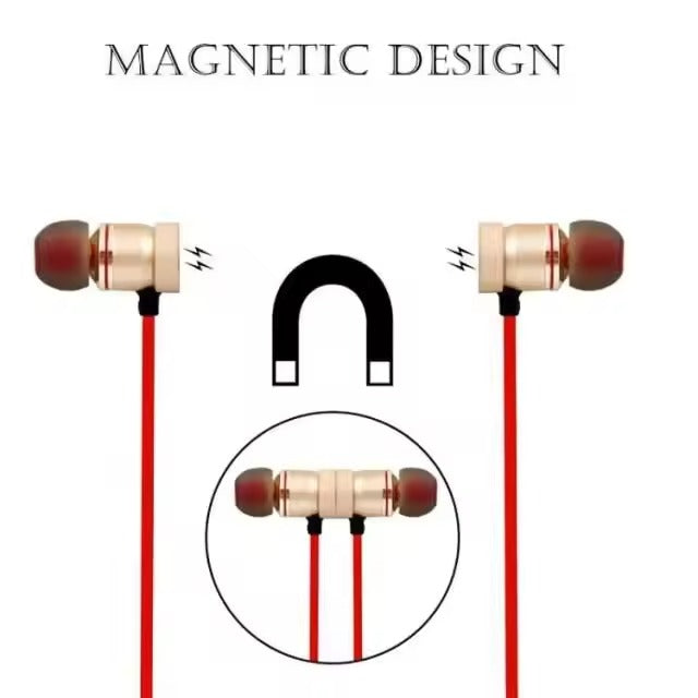 Sports Sound Stereo Wireless Bluetooth Headphones with Mic (random color)