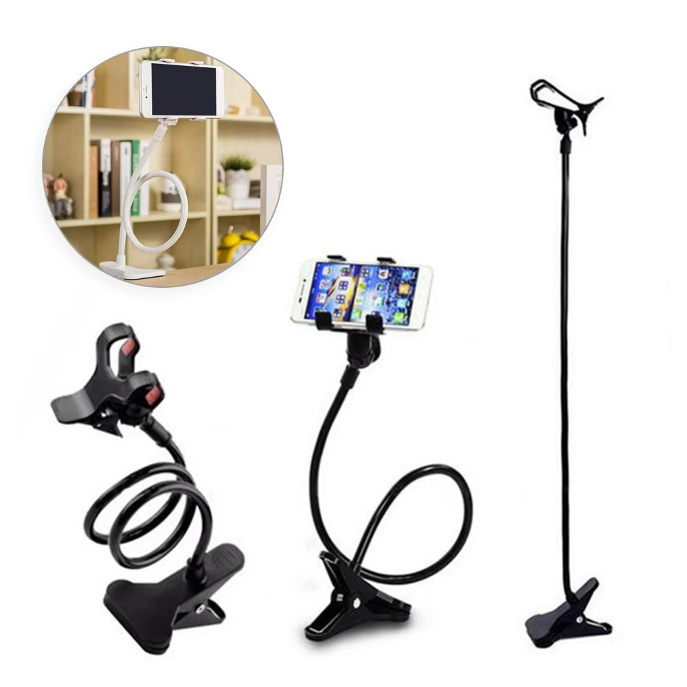 Flexible Snake Mobile Stand Adjustable Lazy Phone Holder for Desk, Bed & Table