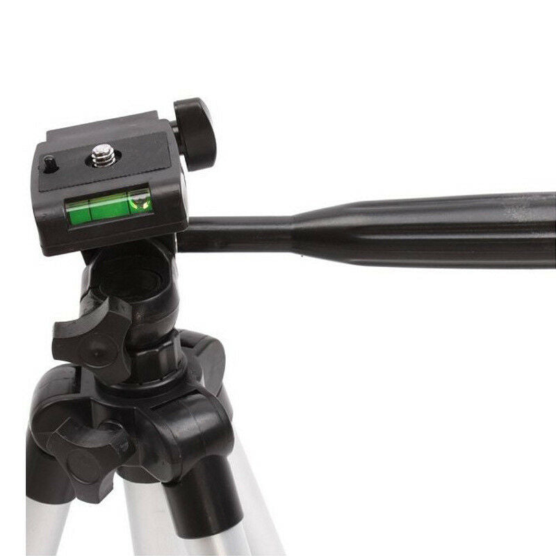 3.5 Feet Adjustable Tripod Stand for Mobile & DSLR (Model 3110) with Holder & Bag – Portable Vlogging Stand