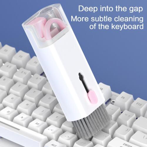 7-in-1 Keyboard Cleaning Kit | Multi-Function Earphone Cleaning Pen & Keycap Puller Tool Set