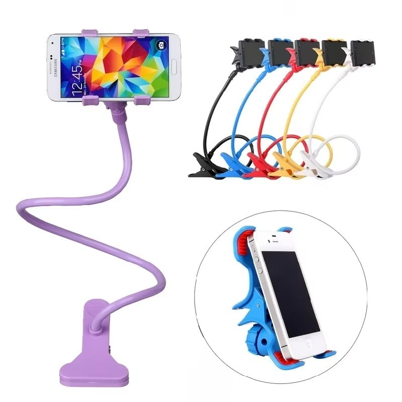 Flexible Snake Mobile Stand Adjustable Lazy Phone Holder for Desk, Bed & Table