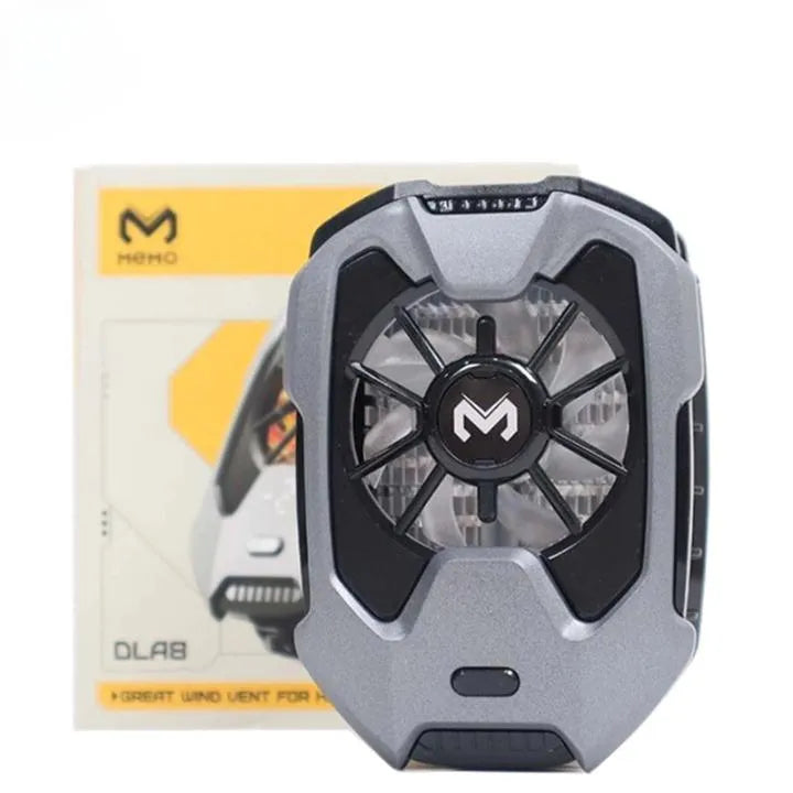 Memo DLA8 Phone Cooler with LED Temperature Display | Gaming Mobile Cooling Fan RGB