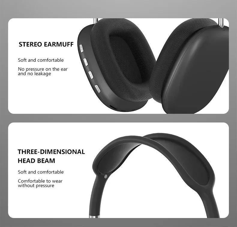 P9 Wireless Headphones Bluetooth 5.3 with RGB Lights | Over-Ear Headphones Pakistan