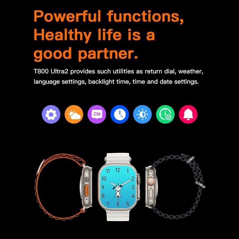T800 Smart Watch Ultra 2 Price in Pakistan | Fitness & Waterproof Smartwatch
